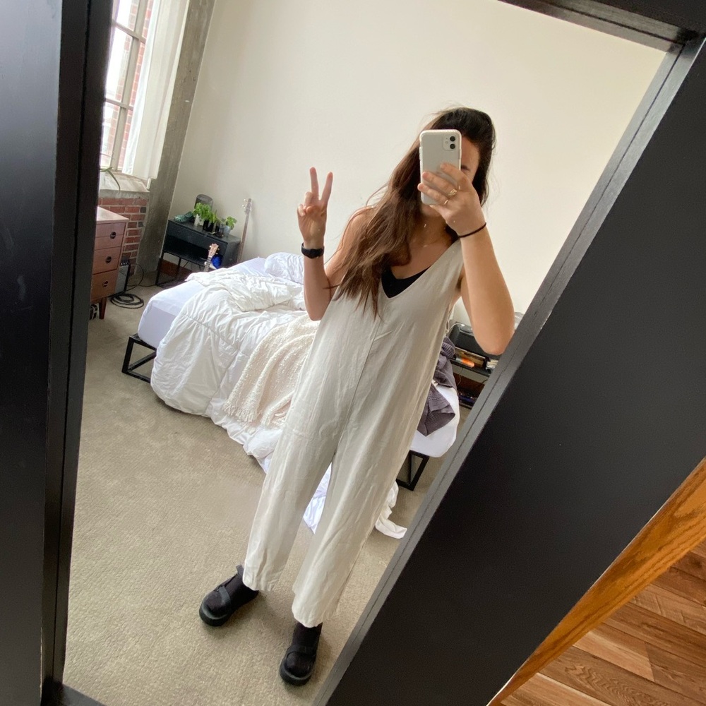Universal Threads - Cropped Romper - Off-White